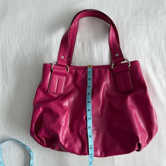 Y2K Pink Shoulder Bag w/ Silver Hardware - Picture 2 of 8